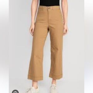 Old Navy Crop wide leg chino